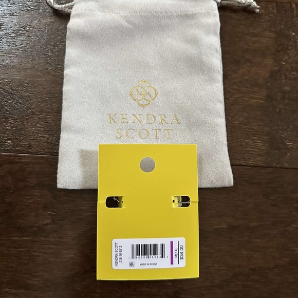 Kendra Scott-Filigree silver huggie hoop earrings-NWT - Picture 4 of 7